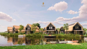 Watervilla buitenzijde I 8 personen